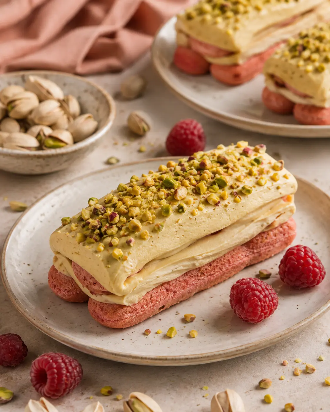 Fagyim | Tortiamo olasz desszertek | Tiramisù Pistacchio e Lampone